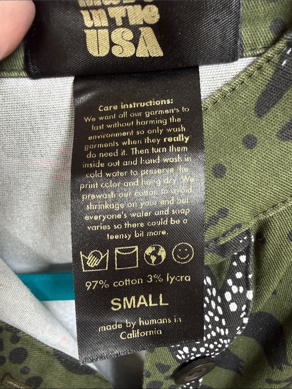 Nooworks Olive Green Nico dress in Black Swan - Picture 5 of 5